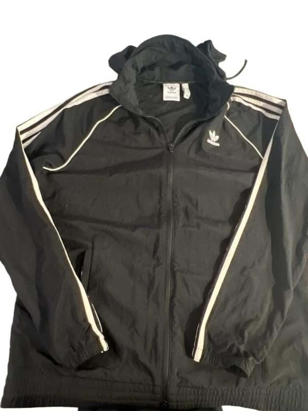 Adidas Originals SST Windbreaker Jacket Black CW1309 Size M